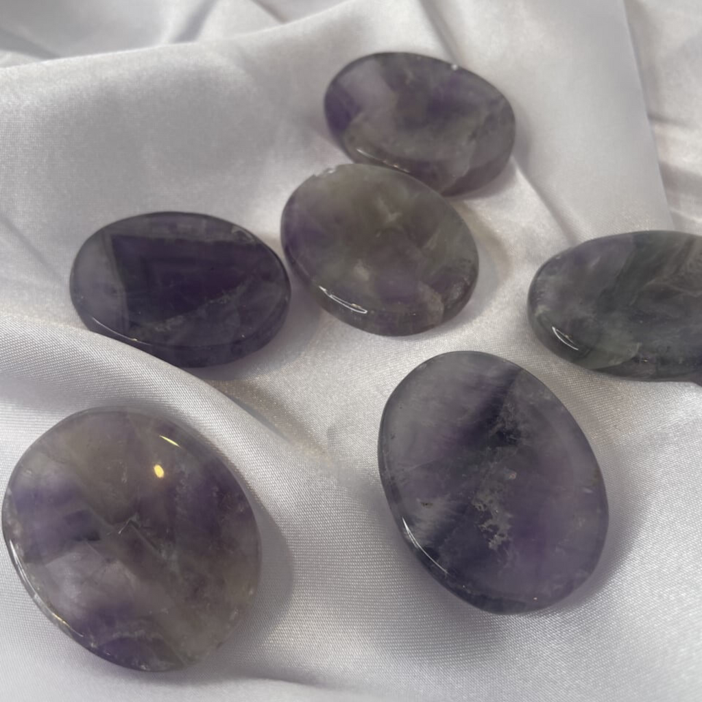 amethyst thumb stone